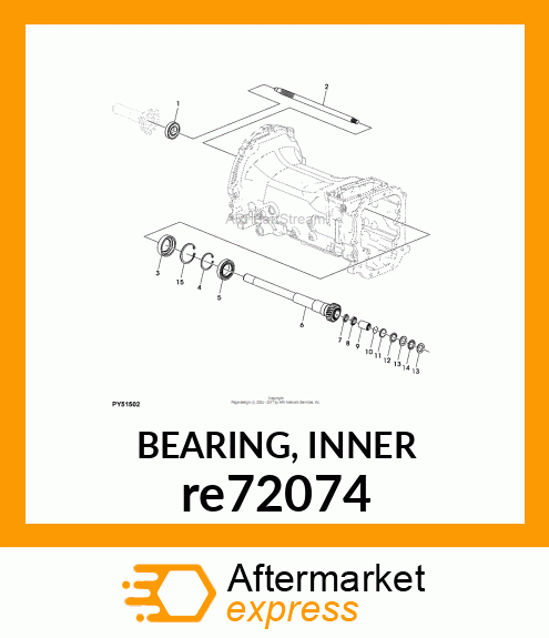 BEARING, INNER re72074