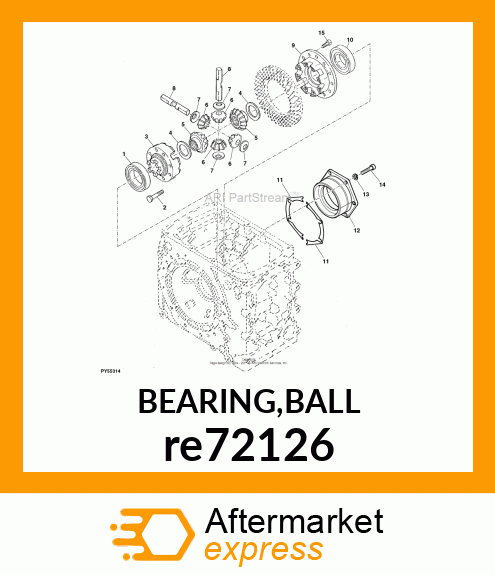 BEARING,BALL re72126