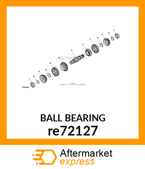 BALL BEARING re72127