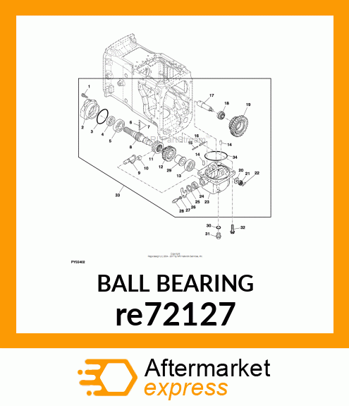 BALL BEARING re72127