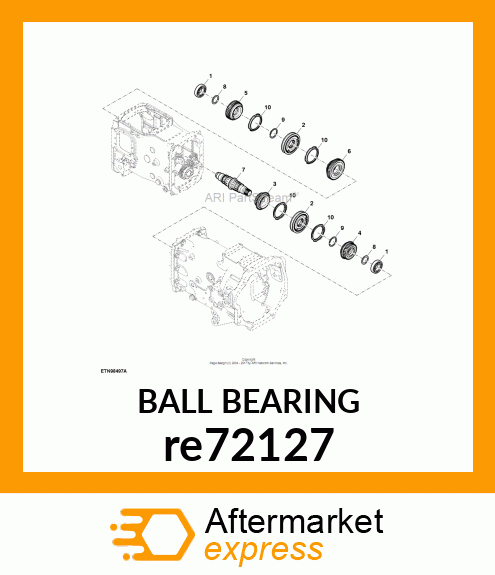 BALL BEARING re72127