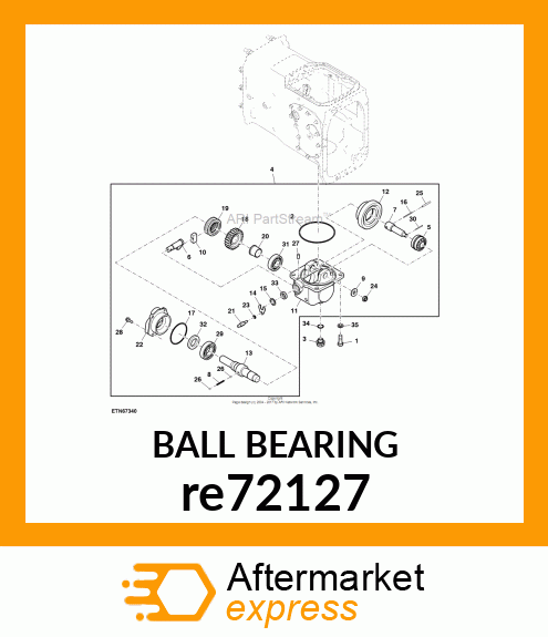 BALL BEARING re72127