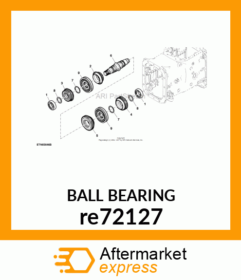 BALL BEARING re72127