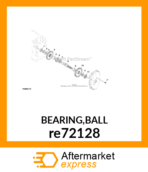 BEARING,BALL re72128