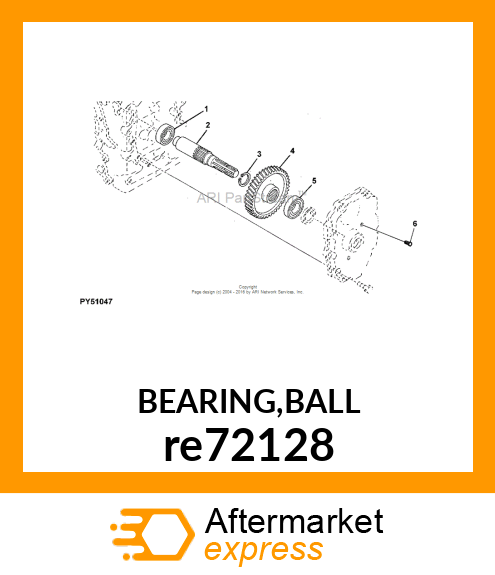 BEARING,BALL re72128