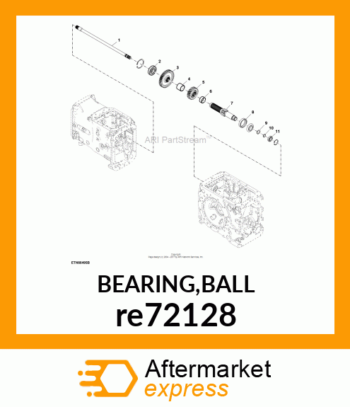 BEARING,BALL re72128