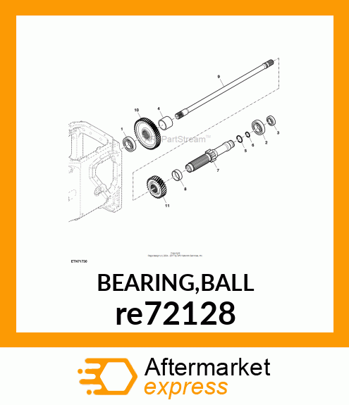 BEARING,BALL re72128