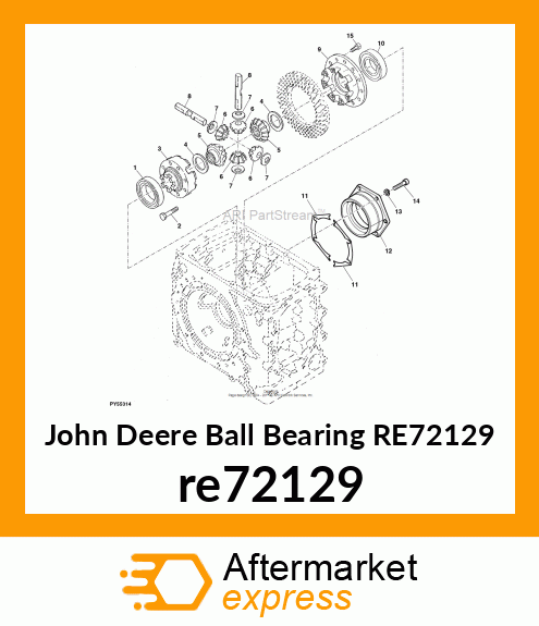 BALL, BEARING re72129