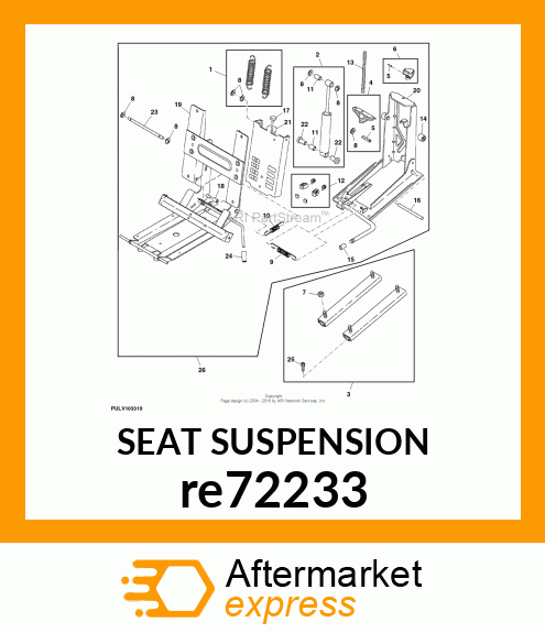 SEAT SUSPENSION re72233