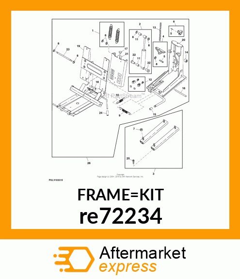 SEAT SUSPENSION re72234