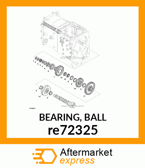 BEARING, BALL re72325