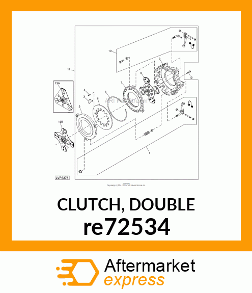 CLUTCH, DOUBLE re72534