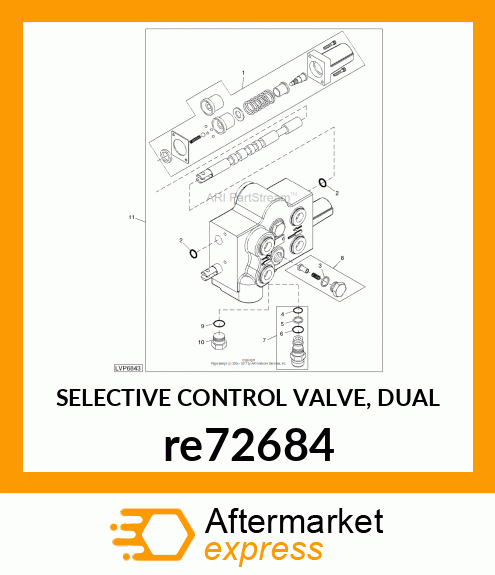 SELECTIVE CONTROL VALVE, DUAL re72684