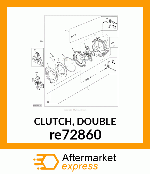 CLUTCH, DOUBLE re72860