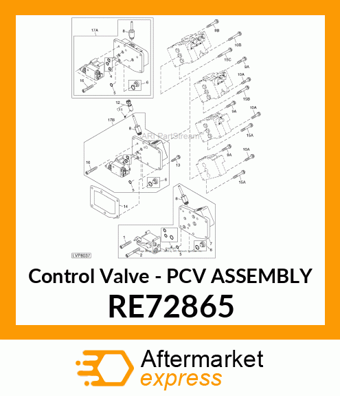 Control Valve - PCV ASSEMBLY RE72865