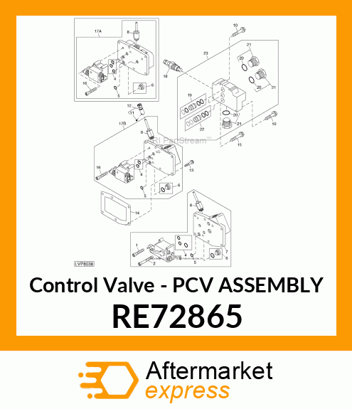 Control Valve - PCV ASSEMBLY RE72865