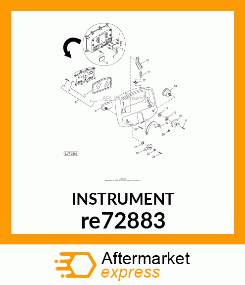 INSTRUMENT CLUSTER, FIELD INSTALLAT re72883