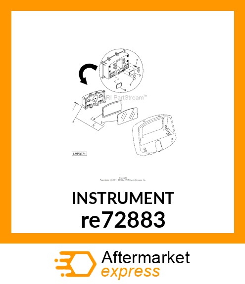 INSTRUMENT CLUSTER, FIELD INSTALLAT re72883