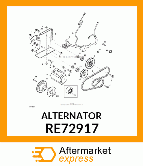 ALTERNATOR RE72917