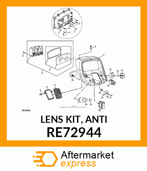 LENS KIT, ANTI RE72944