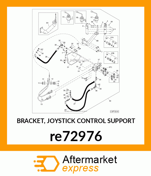 BRACKET, JOYSTICK CONTROL SUPPORT re72976