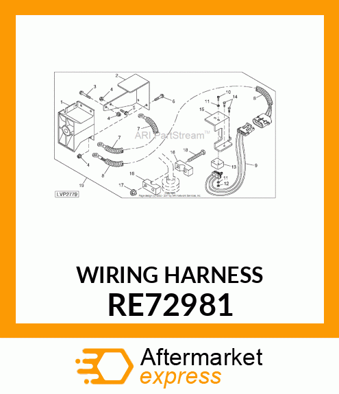 WIRING HARNESS RE72981