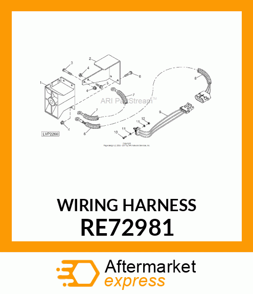 WIRING HARNESS RE72981