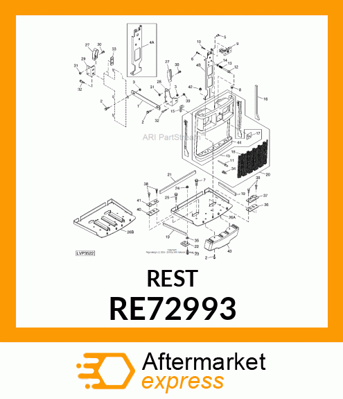 COVER, FASCIA /4 RE72993