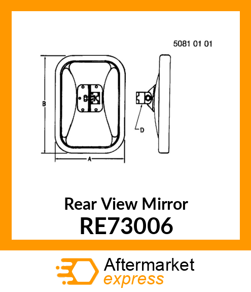 Rear View Mirror RE73006