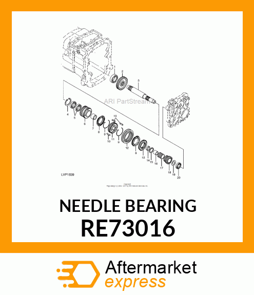 NEEDLE BEARING, ASSEMBLY RE73016