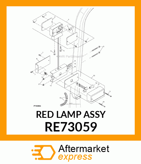 LAMP, TAIL RE73059