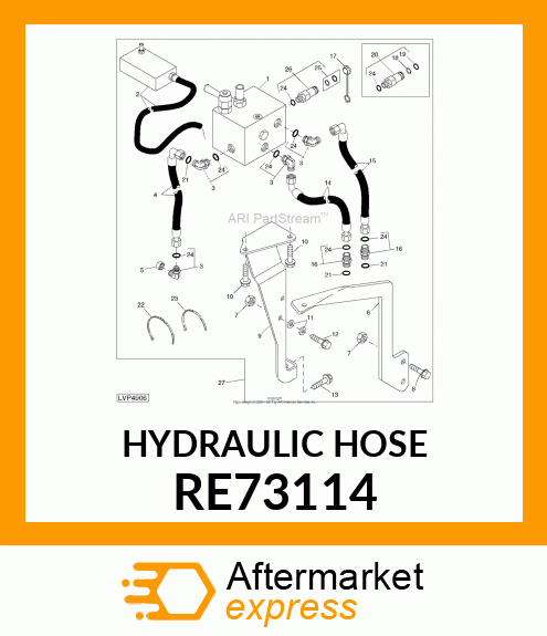 HYDRAULIC HOSE RE73114