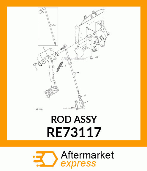 BALL JOINT, C/S TRACTION CL RE73117