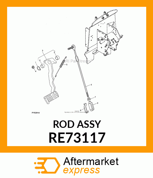 BALL JOINT, C/S TRACTION CL RE73117