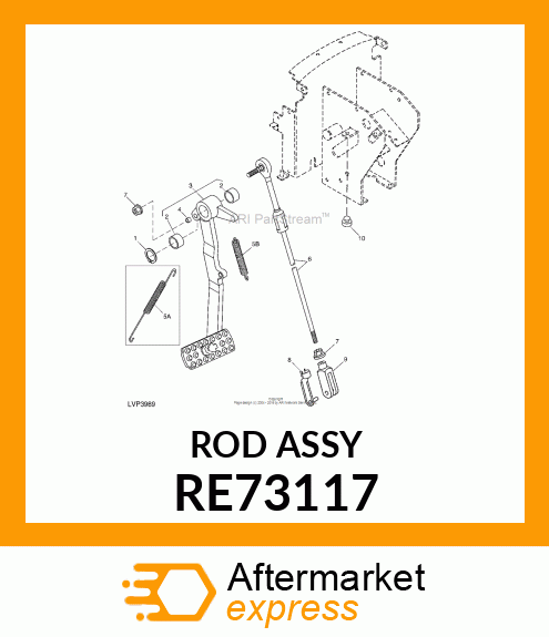 BALL JOINT, C/S TRACTION CL RE73117