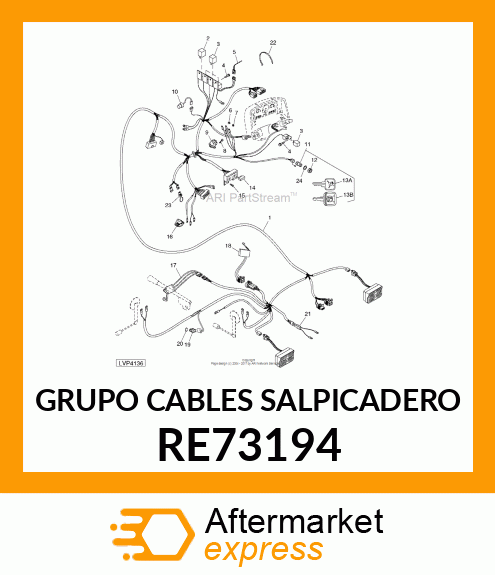 GRUPO CABLES SALPICADERO RE73194