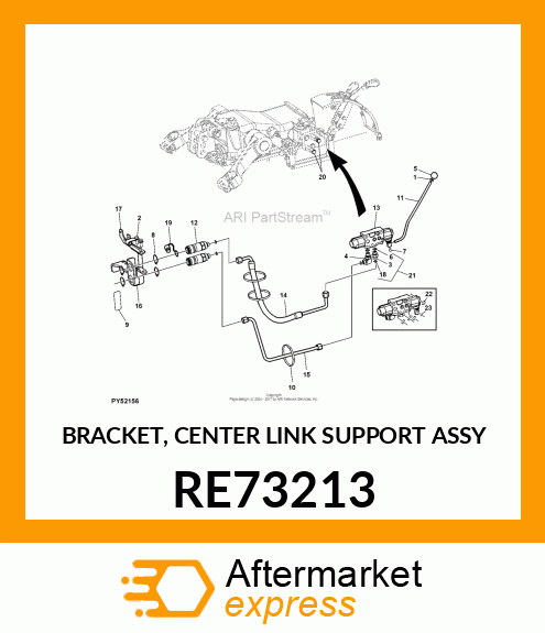 BRACKET, CENTER LINK SUPPORT ASSY RE73213