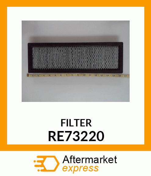 AIR FILTER, FILTER, CAB A/C RE73220