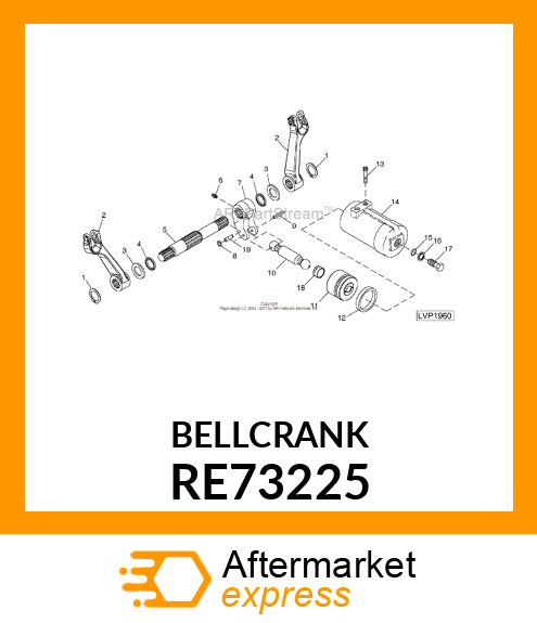 BELLCRANK RE73225