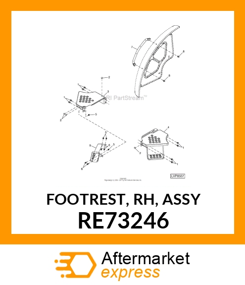 Footrest RE73246