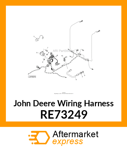 WIRING HARNESS, (5020 STRADDLE) RE73249