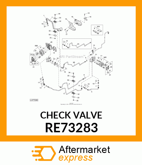 VALVE, CHECK, ASSEMBLY RE73283