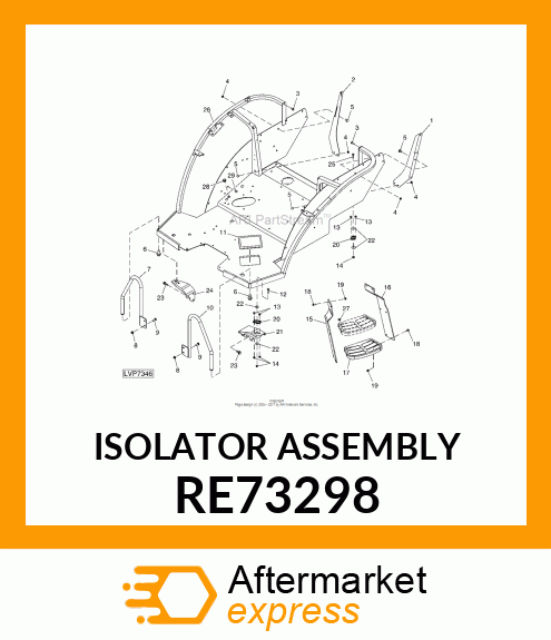 ISOLATOR ASSEMBLY RE73298