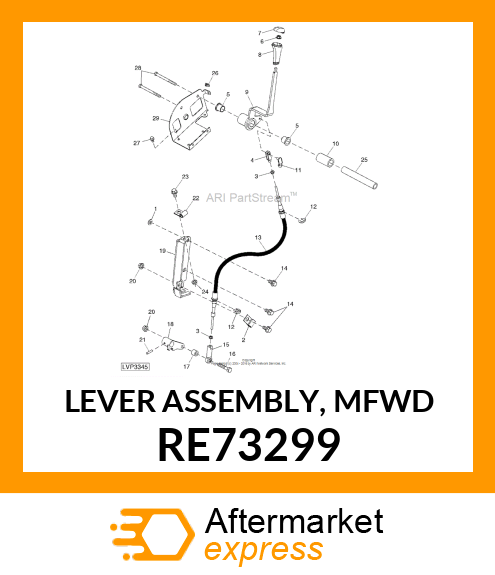 LEVER ASSEMBLY, MFWD RE73299