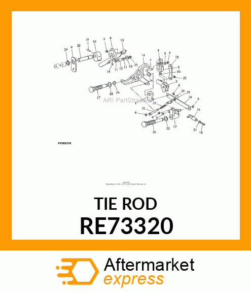 TIE ROD RE73320