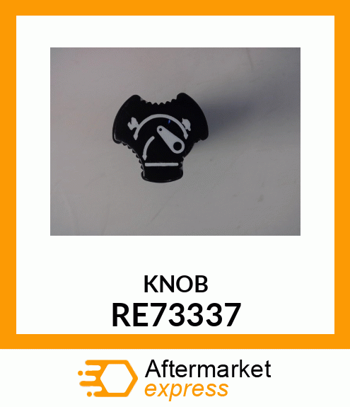 KNOB, CONTROL, ASSY W/SET SCREW RE73337