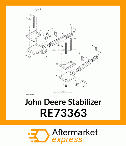 STABILIZER, DRAFTLINK,ASSEMBLY RE73363