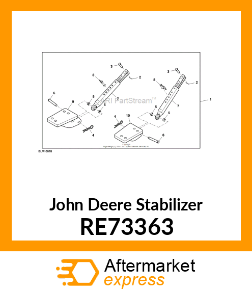 STABILIZER, DRAFTLINK,ASSEMBLY RE73363