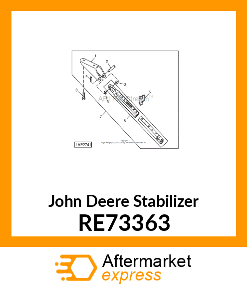 STABILIZER, DRAFTLINK,ASSEMBLY RE73363