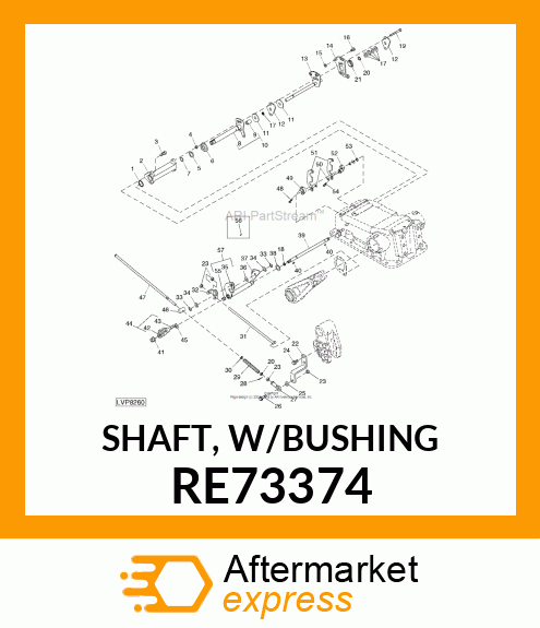 SHAFT, W/BUSHING RE73374